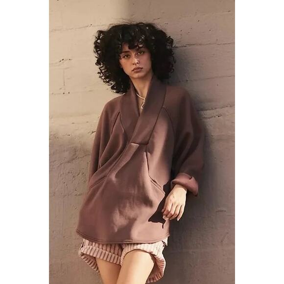 Free People Beach Burnished Lilac Marguerite Pullover Medium - Picture 6 of 9